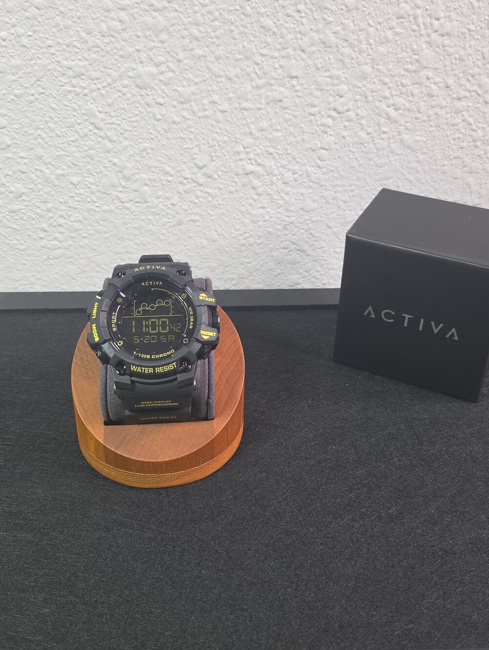 Activa X Invicta Digital Summit Unisex Watch 50mm Black ACW8082-026 New w/Box